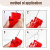10PCS Automatic Needle Threaders for Hand Sewing, 2024 New Simple Needle Threader Easy Needle Threader Tool, Self-Thread Guide Plastic Sewing Accessories Threader for Sewing Machine(Yellow) view 4