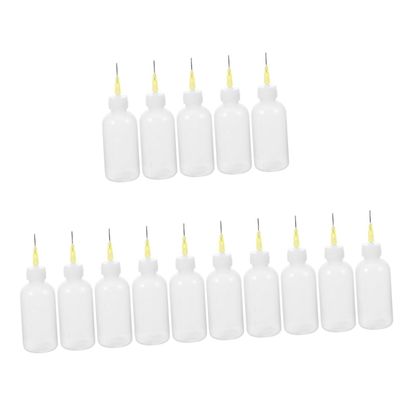 TEHAUX 15pcs Applicator Bottles for Pottery Glazing Squeeze Bottles for Precision Color Application Art for Creative Crafting and Detailing