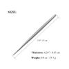 2 PCS Clay Needle Tools Sculpting Ceramics Pottery Carving Tools for Model Clay Supplies,Stainless Steel Ceramic & Pottery Needle Tools 5.9 Inch Texture Needle Pottery Scoring Tool,Silver, LXLVOUEG view 2