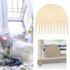 AYNEFY Wooden Weaving Comb Tapestry Comb Tool for DIY Braiding Accessories, 11 Teeth Wooden Comb for Weaving Lovers, Lightweight and, Suitable for Beginners and Professionals view 3