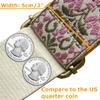 Yiaizhuo Ethnic (Rose Pink) 2" Wide Women's Purse Strap Replacement Crossbody Canvas Bags Shoulder Guitar Straps for Handbag Adjustable view 4