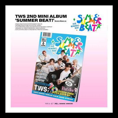 TWS SUMMER BEAT! 2nd Mini Album (WEVERSE ALBUMS Ver. + GIFT) K-POP SEALED