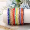 258 Pieces 4mm Crystal Glass Beads Round Multiple Faceted Loose Spacer Faceted Rondelle Glass Beads with Hole Gemstone Glass Beads for DIY Craft Bracelet Necklace Earring Making(Sapphire Blue AB) view 3