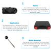 Ring Bending Machine Kit Stainless Steel Mandrel Sizer Tool Set with Nylon Dies Measuring Tool for Jewelry Making Craft view 2