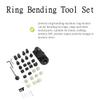 Ring Bending Machine Kit Stainless Steel Mandrel Sizer Tool Set with Nylon Dies Measuring Tool for Jewelry Making Craft view 3