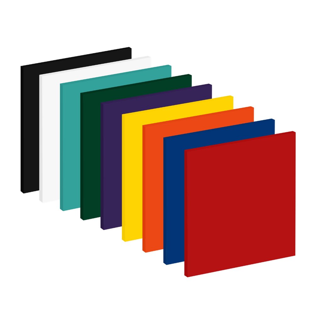 JPPlus 1/8" Turquoise Solid Cast Acrylic Sheets Plastic Raw Materials for Laser & Rotary Engraving- Gloss, 5"x10"