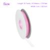 DMiotech 50 Yards Organza Ribbon 3/8 Inch Pink Purple Chiffon Ribbon Shimmer Sheer Gift Wrapping Ribbons for Flower Bouquets Wedding Birthday DIY Decoration view 3