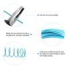 PATIKIL Aluminum Jewelry Wire, 4pcs Bonsai Wire, 10m/32.8ft, 1.5mm/14 Gauge, Blue view 3