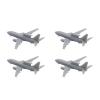 4PCS Fighting Airplane Model E-7 E-737 Early Warning Plane Model 1/700 1/400 1/350 Scale Airborne Early Warner Aircraft with Landing Gear(1/350 (100mm)) view 1