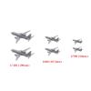 4PCS Fighting Airplane Model E-7 E-737 Early Warning Plane Model 1/700 1/400 1/350 Scale Airborne Early Warner Aircraft with Landing Gear(1/350 (100mm)) view 2