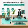 6 in 1 Heat Press Machine, 12x15 in Sublimation Heat Press, 360 Swing Away Digital Heat Transfer Multifunction Heat Transfer Sublimation Combo for T-Shirt, Cap, Mug, Plate, Pillow, Bag view 3