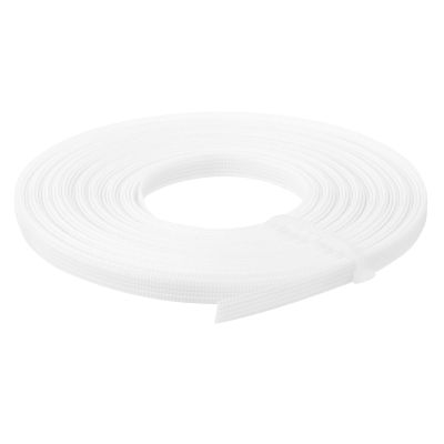uxcell Boning for Sewing, 1Pcs 10 Yards 6mm - Polyester Sew-Through High-Density Corset Boning for Wedding Dress, Bridal Gown (White)