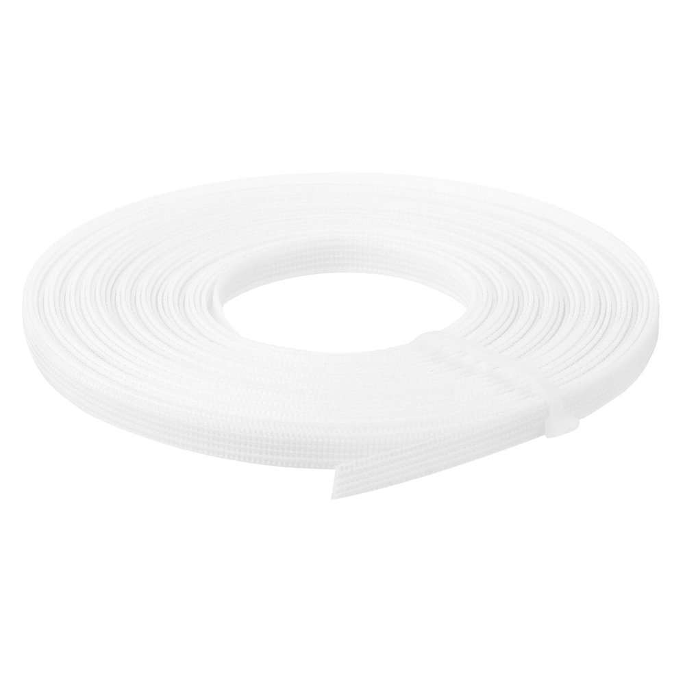 uxcell Boning for Sewing, 1Pcs 10 Yards 6mm - Polyester Sew-Through High-Density Corset Boning for Wedding Dress, Bridal Gown (White)