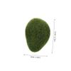 Outanaya 6pcs Artificial Mossy Stone Model for Garden Layout Realistic Faux Rocks for Miniature Landscapes Lawn Decor and Photography Props view 3