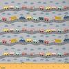 Feelyou Boys Cartoon Car Upholstery Fabric for Chairs Transport Vehicles Fabric by The Yard Kids for Kids Boys Girls Cartoon Truck Fabric Cute Cars Grey Reupholstery Fabric 3 Yards Soft Flannel view 1