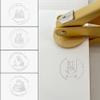 OFCCUSTOM Book Embosser Custom Stamp with Your Name or Design Personalized Library Embosser Stamp Customized Books Business Cards Paper Documents Notebooks etc. (12) view 4