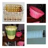 ECYC Ltd 196 Feet Plastic Rattan Repair Kit for Wicker Furniture, 8mm Width Flat Rattan Wicker Weaving Material Polyethylene Synthetic Rattan Roll for Patio Furniture, Garden Chair, Storage Basket view 4