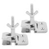 Silk Screen Printing Stainless Silk Screen Printing Butterfly Hinge Clamp Steel Butterfly Frame Hinge Clamp DIY Hobby Tool view 1