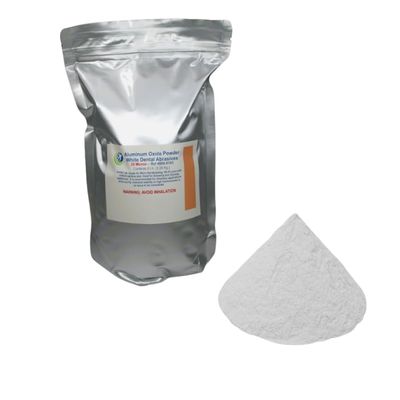 5LB. White Aluminum Oxide - 25 Micron - Resalable Mylar Bag Polishing - 5LB Per Bag