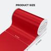 Kryvus Red Satin Ribbon, 6" x 22 Yards Wide Red Ribbon, Solid Large Ribbons for Cutting Ceremony, Grand Opening, Wedding Chair Sash, Car Decor, Gift Wrapping, Party Decoration view 2