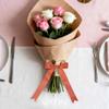 VATIN Double Face Copper Satin Ribbon 1" Continuous 25 Yards,Copper Polyester Fabric Ribbon use for Bows Bouquet, Gift Wrapping, Floral Arrangement Wedding Decoration view 3