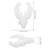 LALAFINA Deer Shaped Epoxy Silicone Mold for Wall Decor Silicone Casting Mold for Home Crafts Easy to Demold for Unique Ornaments and view 2