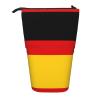 DRTGEDS German flag Standing Stationery Bag telescopic Pen Pouch Holder Makeup Organizer,Pencil Case view 1
