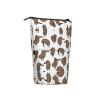 DRTGEDS Kiwi Birds Cute Standing Stationery Bag telescopic Pen Pouch Holder Makeup Organizer,Pencil Case view 2