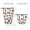 DRTGEDS Kiwi Birds Cute Standing Stationery Bag telescopic Pen Pouch Holder Makeup Organizer,Pencil Case view 4