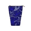 DRTGEDS Manta Ray and Fish Standing Stationery Bag telescopic Pen Pouch Holder Makeup Organizer,Pencil Case view 3