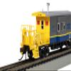 Bachmann Trains - Transfer Caboose - CSX #16624 - HO Scale view 4