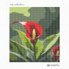 Pepita Needlepoint kit: Red Calla Lilies, 8" x 12" view 2