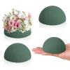 LOKIPA 4 Pack Small Floral Foam Half Ball, Floral Foam Round Half Ball Floral Foam for Artificial Plant Floral Arrangement Wedding Garden Decorations(3.54x1.77inch) view 1