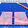 Stained Glass Cutting Mat, Solid Bottom Plastic Grid, Blue, 2 Pack view 4