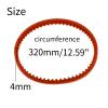 RUIAN Sewing Machine Belt MB-320 Motor Drive V Belt 320mm / 12.6" Outside, 4PCS view 2