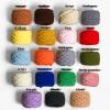 Fluffy Chenille Chunky Yarn for Crocheting 100g(65.6yd) - Baby Yarn for Crocheting Soft - Velvet Yarns for Crochet Blanket - Amigurumi Crochet YarnsGrizzly view 4