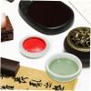 TEHAUX 3pcs Ink Paste Container Delicate Porcelain Inkpad Box Embossing Ink Pad Holder view 4