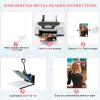 20 Pcs Metal Photo Sublimation Blanks 10x12 Inch - 0.45mm Thick Aluminum for DIY Sign, Wall Poster Frame, Crafts, Gift, Home Decor view 4