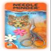 Awesome Pattern Studio Needle Minder Set - Mandala Fox Magnetic Needle Minder + 2 Needle Threaders. Enamel Pin for Cross Stitch, Embroidery and Craft view 1