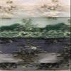 Rowley Sequin Embroidered Mesh Fabric. Lace Netting Material - 52 Inch in Width | Home Decor Navy/Gold Cut by The Yard view 2