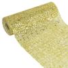 HUIHUANG Gold Christmas Ribbon 10 inch Wide Glitter Deco Mesh Ribbon Gold Mesh Fabric for Christmas Tree Decorations, Garlands, Large Bows, Large Box Wrapping- Continuous 10 Yards view 1