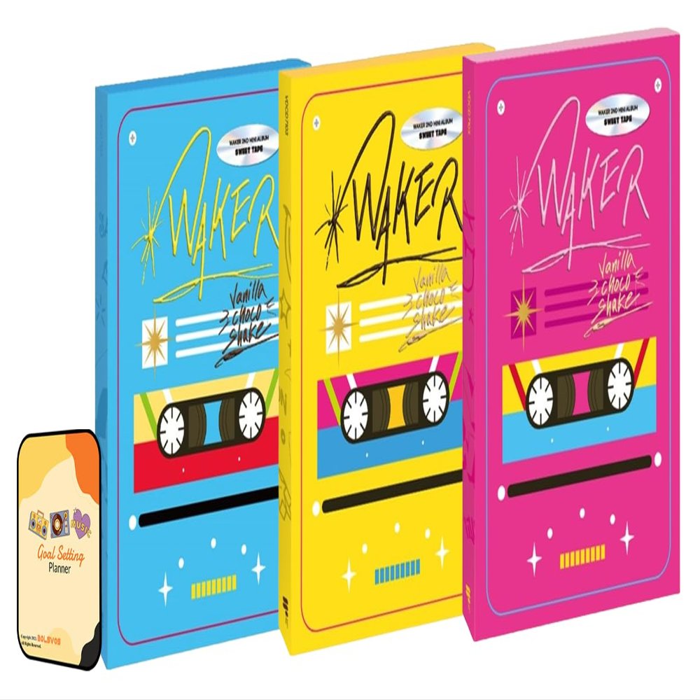 Dreamus Sweet Tape WAKER Album [3 Ver. DIGIPACK Full Album Set]+Pre Order Benefits+BolsVos K-POP Inspired Freebies (2nd Mini Album)