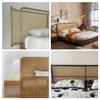 14"(1.2Feet) Width x 8.3 Feet Length Natural Rattan, Cane Webbing, Rattan roll, Large Size Cane Webbing roll Caning Material Fabric Sheet Origin Asia for Furniture Dresser Cabinet Chandelier Chair view 3