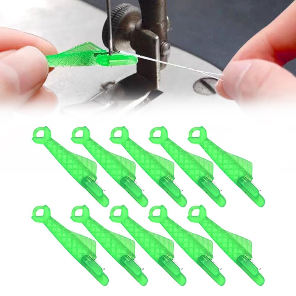 Fish Mouth Sewing Machine Needle Threader, 2024 New Fish Type Sewing Machine Needle Threader, Simple Needle Threader Tool, Quick Sewing Machine Loop, Easy Selfthread Needle Threaders Tool (40)