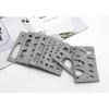Saccgt 8pcs Wool Felt Mold Needle Felting Craft Stencil Applique Handicraft Shng, As Pic Shows view 3