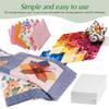 HOODANCOS Quilting Templates Diamond Piecing Shapes 1.77X1.29 Inch Sewing Pattern Stencils 300 Pieces for Beginner Quilting Patchwork DIY Projects view 4