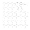 UNICRAFTALE About 80Pcs Stainless Steel Earring Hooks Ear Wire with Loops Earwire Hooks Silver Earring Hooks Metal Earring Hooks with Coil French Ear Hooks for DIY Earrings Jewelry Making view 1