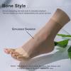 YUAIWOV Realistic Silicone Mannequin Foot with Bone, Female Silicone Fake Foot Model for Display Jewelry, Sandals, Shoes and Socks ,1Pair,Bone view 3