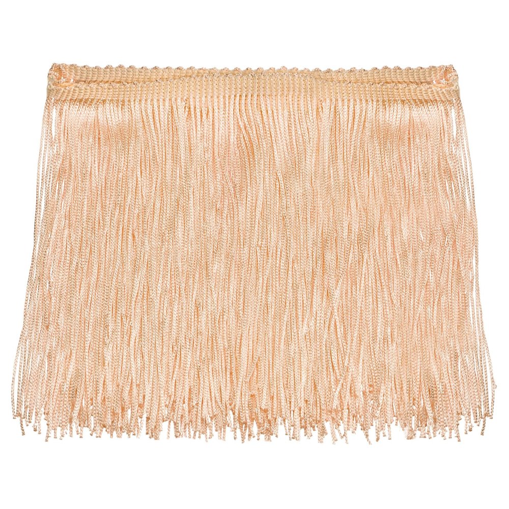 uxcell 5 Yards 6 Inch Chainette Fringe Trim Tassel Sewing Trim Polyester Fringe Trim Ribbon for DIY Sewing Crafts Clothing Lamp Shade Decoration, Carnation