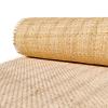 16"(1.3Feet) Width x 5 Feet Length Natural Cane Webbing V Shape Cane Webbing Roll Rattan Material Mesh Rattan Roll Caning Material Caning Supplies for Furniture Repair kit Chair Cabinet Ceiling view 1